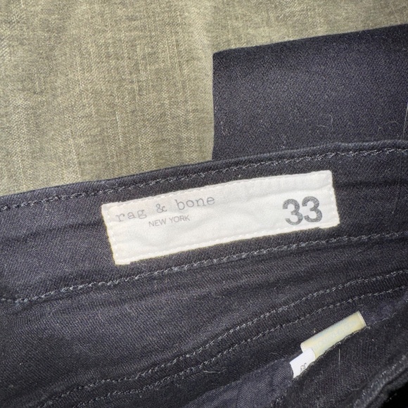 Rag & Bone Black Flare Denim - Picture 3 of 3